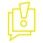 speech bubble and explanation icon